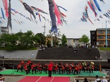 第3４回こいのぼりフェスタ1000に出演しました