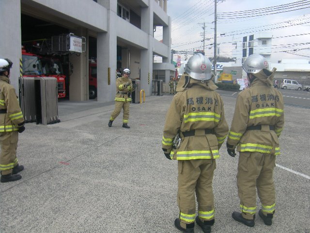 第六中学校の職業体験を行いました 高槻市北消防署 高槻市消防本部